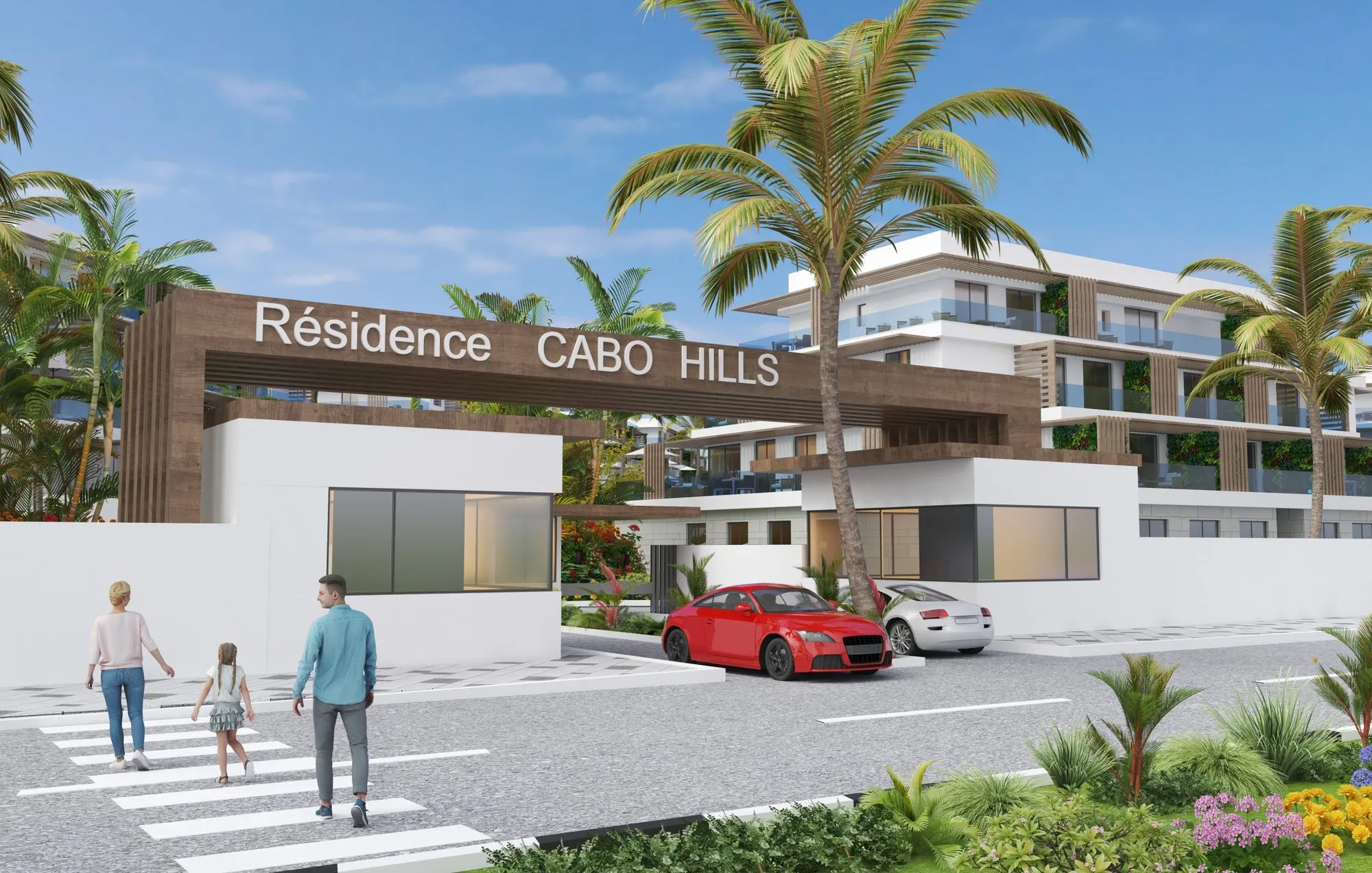 Impressie van de entree van Résidence Cabo Hills