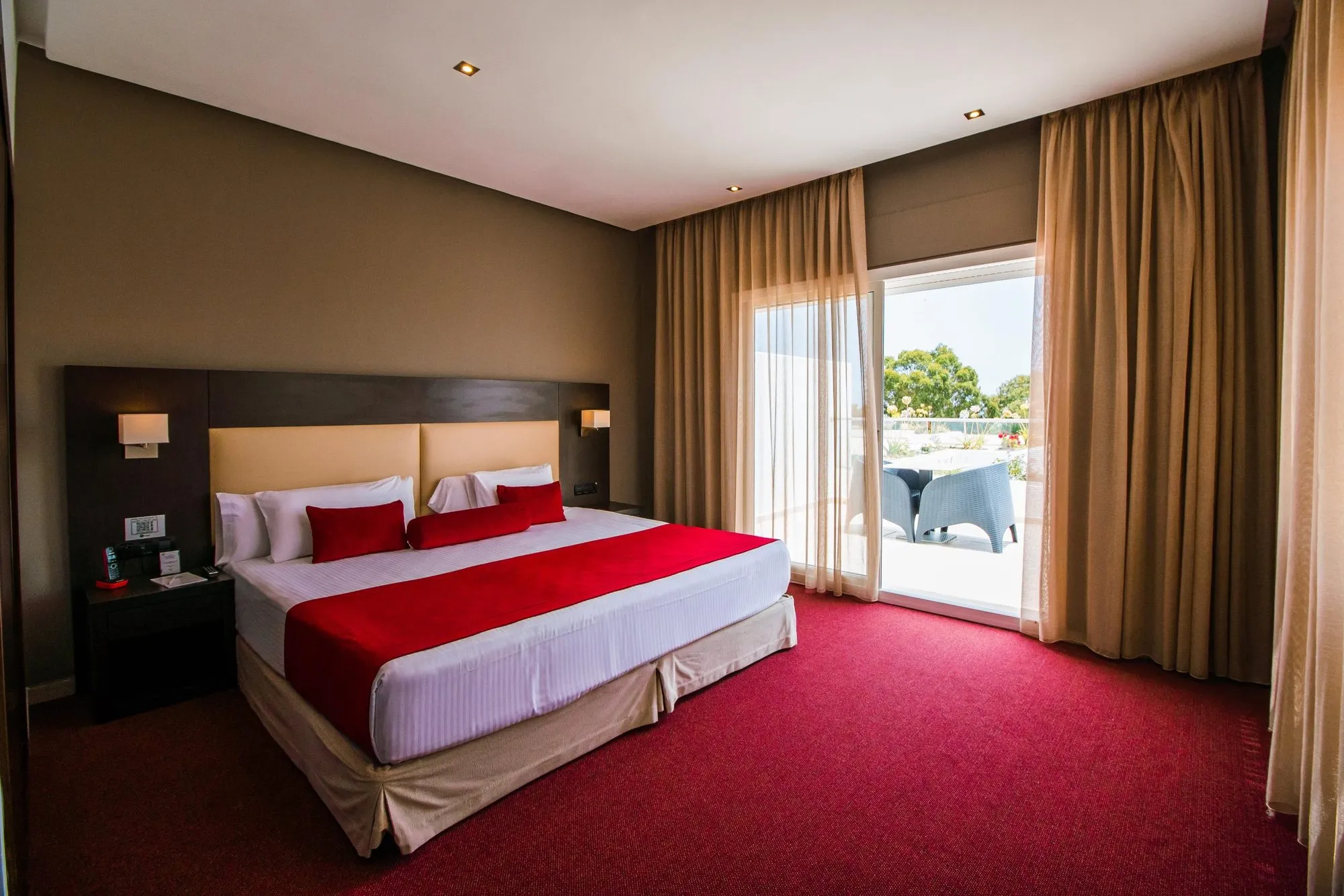 Hotelkamer met terras in Hôtel Tamuda Beach